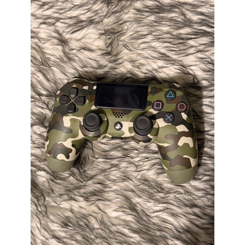PS4 DualShock Wireless Controller - GREEN CAMO - Sony Playstation4